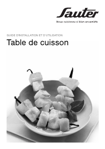 Mode d’emploi Sauter STI864B Table de cuisson