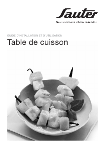 Mode d’emploi Sauter STI946B Table de cuisson
