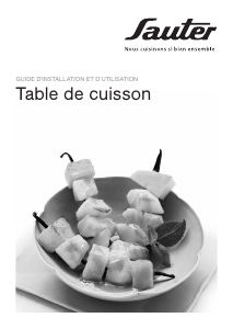 Mode d’emploi Sauter STI968B Table de cuisson