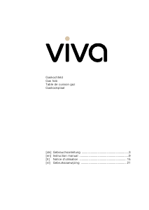 Handleiding Viva VVK26G2320 Kookplaat