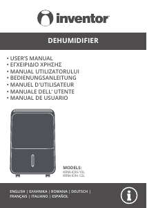 Manual Inventor KRM-ION-10L Dehumidifier