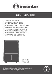 Manuale Inventor EP3-WiFi20L Deumidificatore