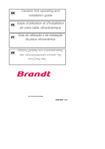 Manual Brandt TV323BT1 Hob