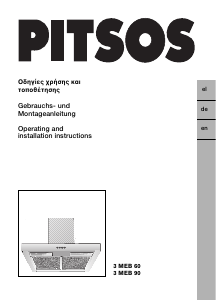 Handleiding Pitsos 3MEB90 Afzuigkap