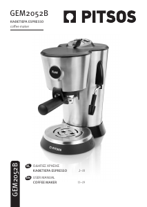 Handleiding Pitsos GEM2052B Espresso-apparaat