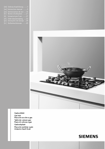 Manual Siemens EG20358NL Hob