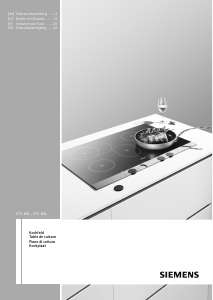 Mode d’emploi Siemens ET675MD11D Table de cuisson