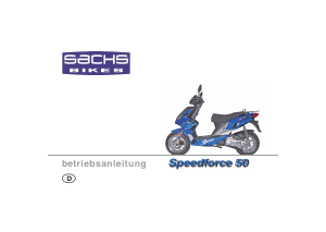 Bedienungsanleitung Sachs Speedforce 50 Roller