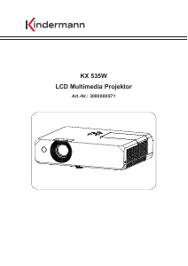 Bedienungsanleitung Kindermann KX 535W Projektor