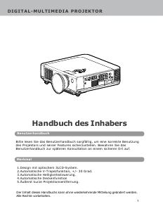 Bedienungsanleitung Kindermann KX 2950 Projektor