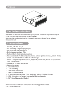 Bedienungsanleitung Kindermann KX 3460W Projektor