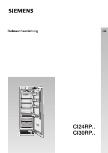 Bedienungsanleitung Siemens CI24RP00AU Kühlschrank
