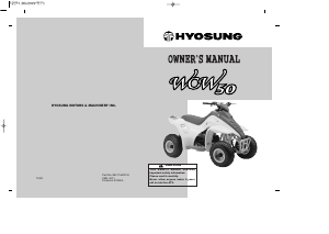 Handleiding Hyosung TE50 Quad