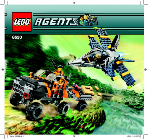 Handleiding Lego set 8630 Agents Goudjacht