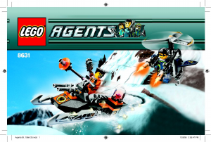 Handleiding Lego set 8631 Agents Jetpack achtervolging