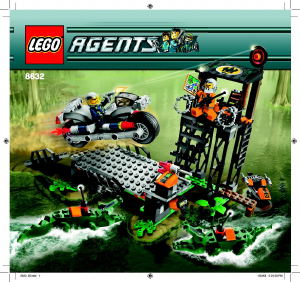 Manuale Lego set 8632 Agents Caccia nella palude