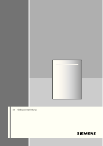 Bedienungsanleitung Siemens SM65E331CH Geschirrspüler