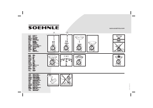 Handleiding Soehnle 65003 0 Silvia Keukenweegschaal