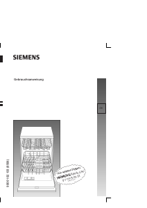 Bedienungsanleitung Siemens SE53A201 Geschirrspüler