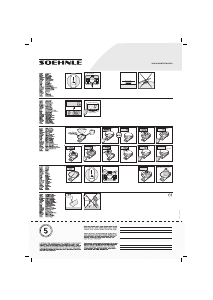 Használati útmutató Soehnle 65055 9 Model Konyhai mérleg