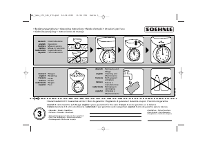 Manuale Soehnle 65059 7 Jana Bilancia da cucina