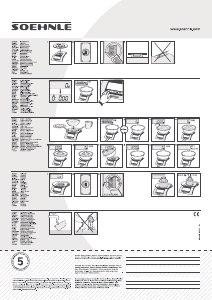 Manual Soehnle 65105 1 Style Cântar de bucătărie