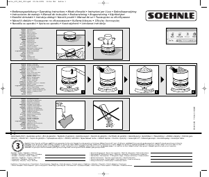 Manual de uso Soehnle 65432 8 Prima Báscula de cocina