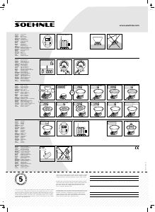 Manual Soehnle 65850 0 Retro Cântar de bucătărie