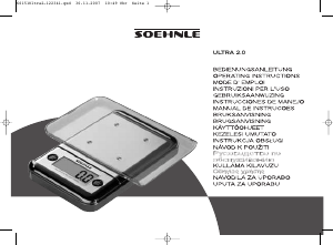 Handleiding Soehnle 66151 Ultra 2.0 Keukenweegschaal