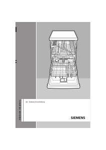 Bedienungsanleitung Siemens SN26M500EP Geschirrspüler