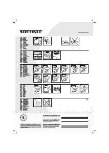 Manual de uso Soehnle 66509 6 Giga Báscula de cocina