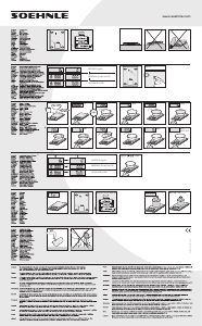 Manual de uso Soehnle 67079 Optica Báscula de cocina