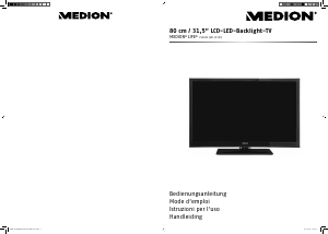 Handleiding Medion LIFE P12185 (MD 30751) LED televisie