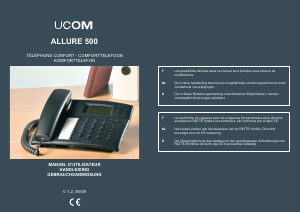 Bedienungsanleitung Ucom Allure 500 Telefon