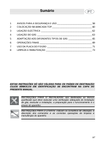 Manual Smeg SRV876CGH Placa