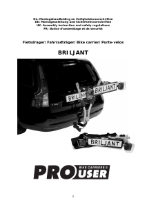 Bedienungsanleitung Pro User Briljant Fahrradträger