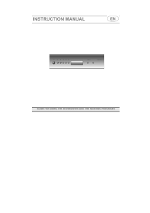 Bruksanvisning Smeg LSA449B Diskmaskin