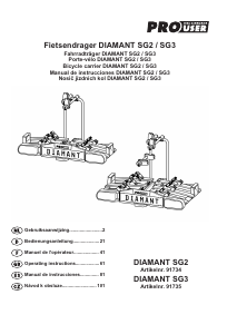 Handleiding Pro User Diamant SG2 Fietsendrager