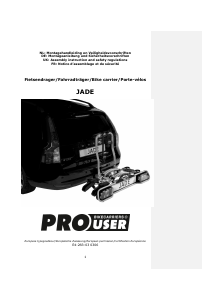 Bedienungsanleitung Pro User Jade Fahrradträger