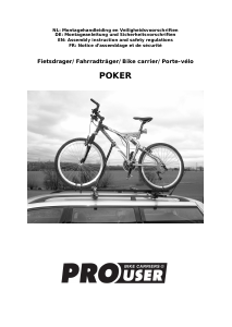 Manual Pro User Poker Bicycle Carrier