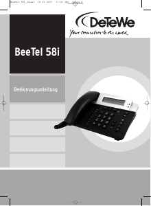 Bedienungsanleitung DeTeWe BeeTel 58i Telefon