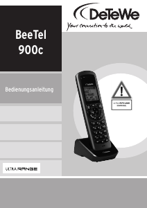 Bedienungsanleitung DeTeWe BeeTel 900c Schnurlose telefon