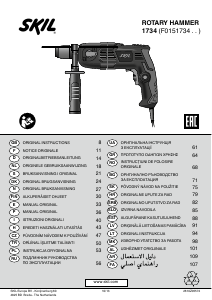 Mode d’emploi Skil 1734 AA Perforateur