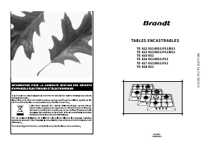 Mode d’emploi Brandt TE612XS1 Table de cuisson