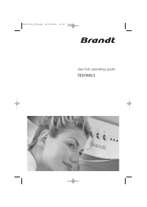 Handleiding Brandt TE578XC1 Kookplaat