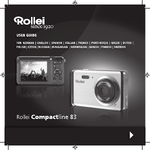 Bedienungsanleitung Rollei Compactline 83 Digitalkamera