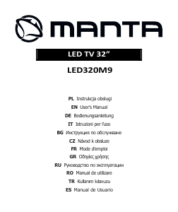 Εγχειρίδιο Manta LED320M9 Τηλεόραση LED