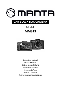 Manuál Manta MM313 Akční kamera