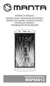 Manual de uso Manta MSP95012 Teléfono móvil