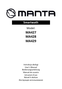 Manuál Manta MA429 Chytré hodinky